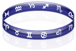 Astrology Polished Ring of Zodiac Signs Artwork